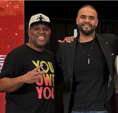 Michael Anthony with Eric Thomas