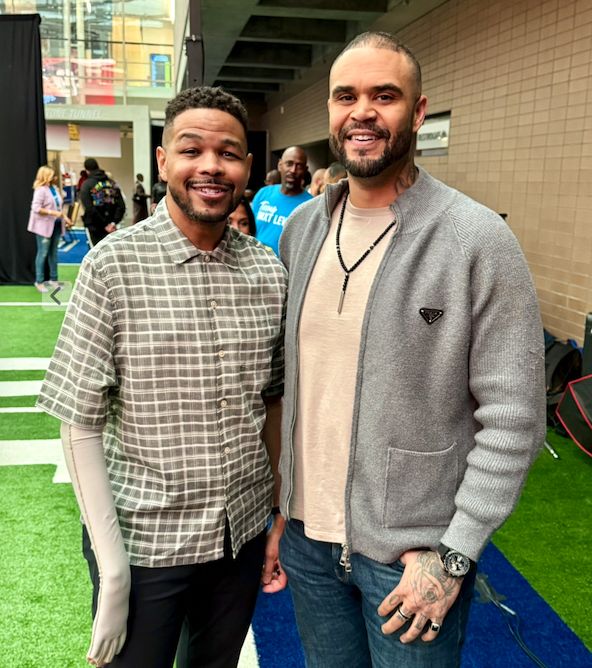 Michael Anthony with Inky Johnson