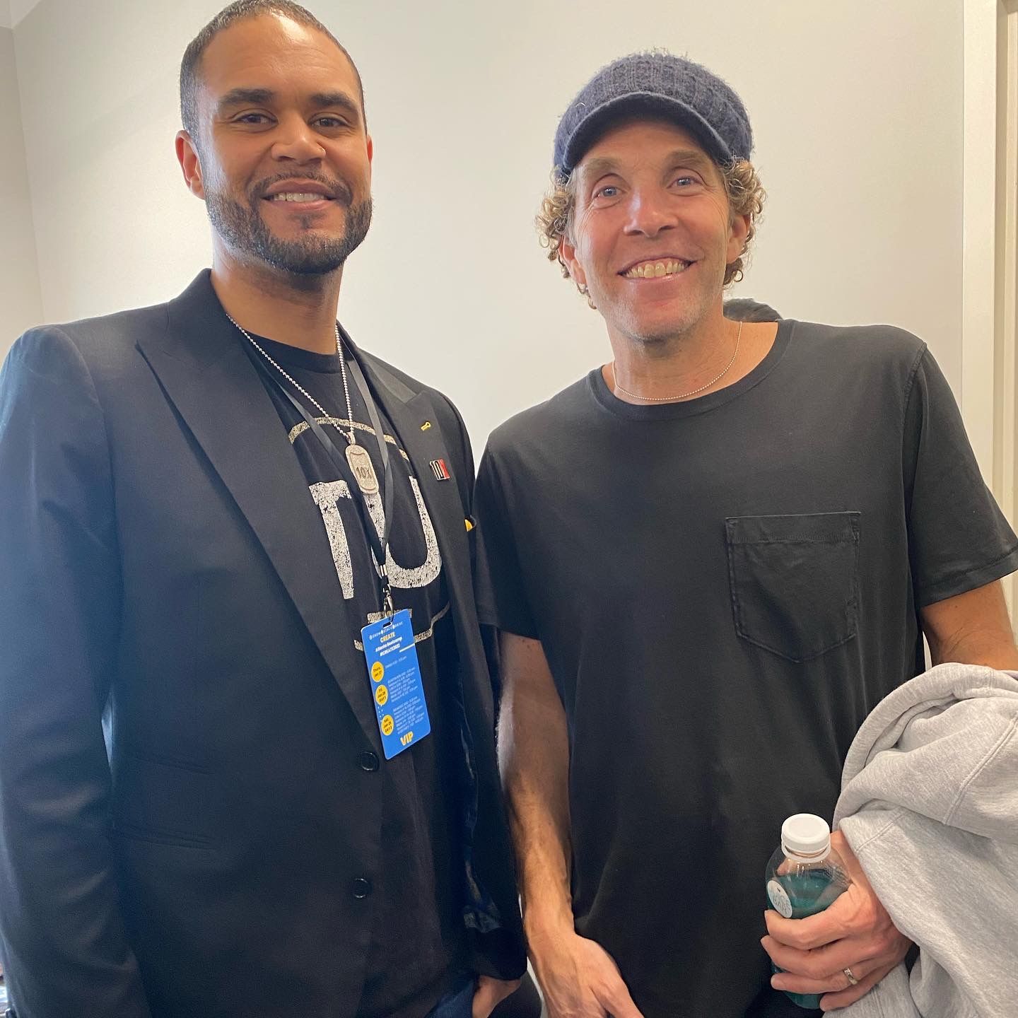 Michael Anthony with Jesse Itzler