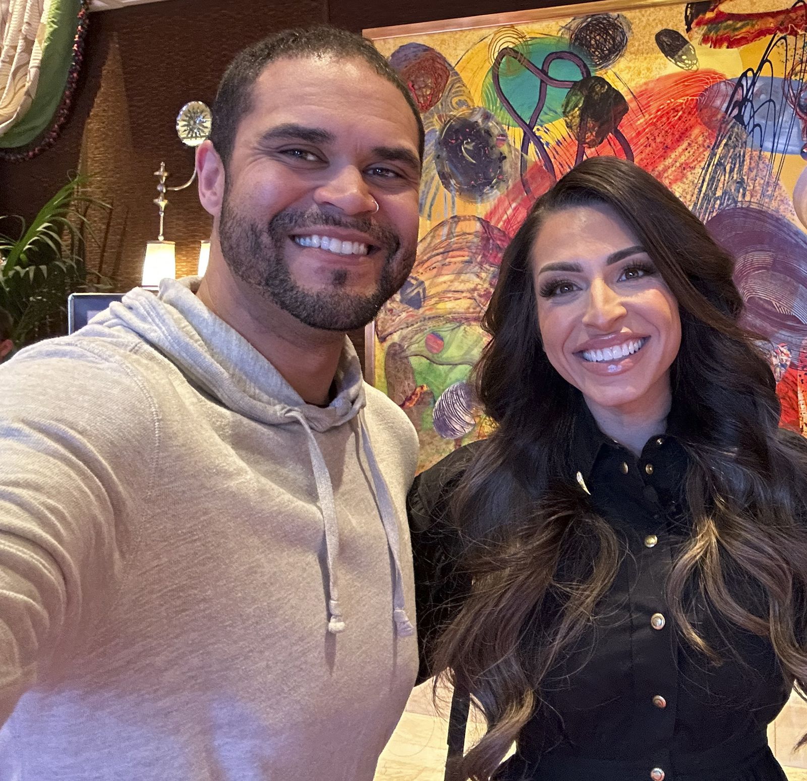 Michael Anthony with Leila Hormozi