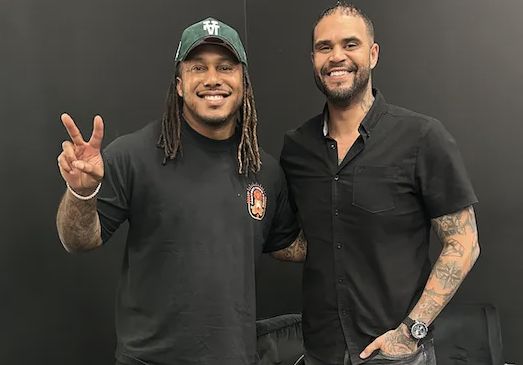 Michael Anthony with Trent Shelton